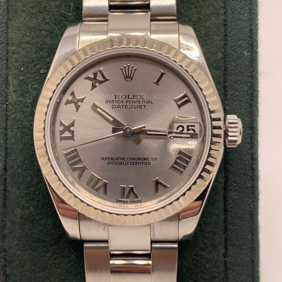 Rolex Datejust 31 Acciaio e Oro Bianco 178274