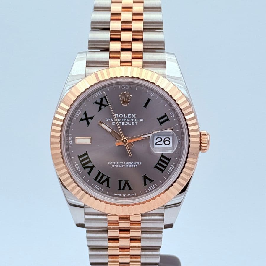 Rolex Datejust 41 Everose Rolesor Quadrante 'Wimbledon'