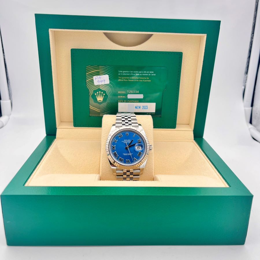 Rolex Datejust 41 Oystersteel e Oro Bianco