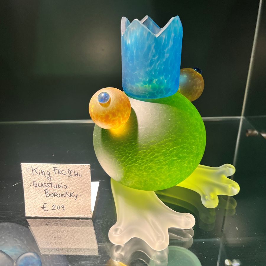 Portacandele 'Frosch' in Vetro Borowksi, SKU: 01-56
